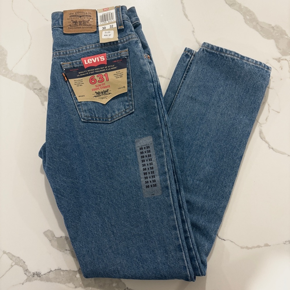 NWT Vintage Levi’s 631 Orange Tab 🇨🇦 Slim Fit